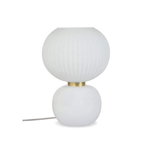 Lampe Adonis pm blanc D20 H28cm