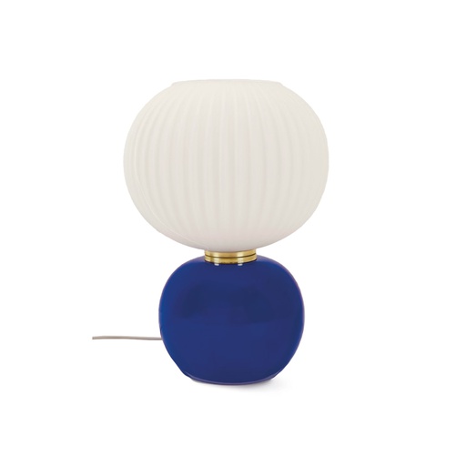 Lampe Adonis pm bleu D20 H28cm