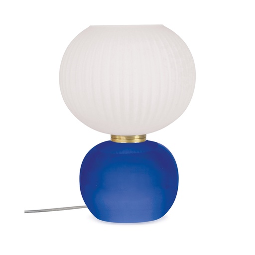 Lampe Adonis gm bleu D25 H35cm